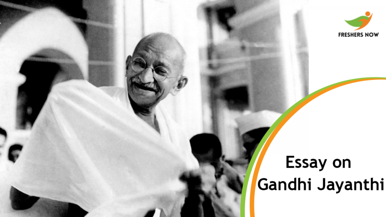 Gandhi Jayanti Essay for Students and Children | PDF Download