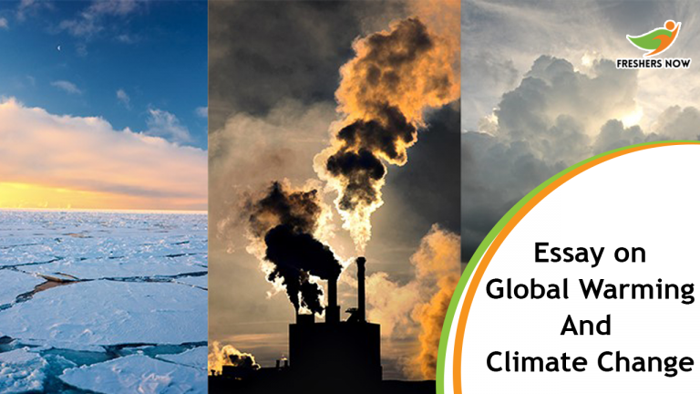 Global Warming And Climate Change Essay for Students and Children | PDF Download