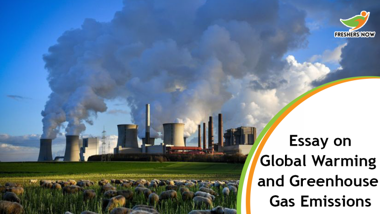 Global Warming and Greenhouse Gas Emissions Essay for Students and Children | PDF Download