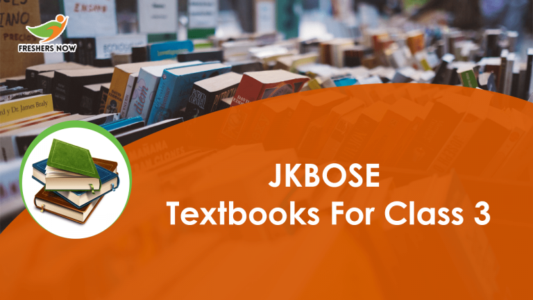 JKBOSE Class 3 Textbooks PDF Download | All Subjects