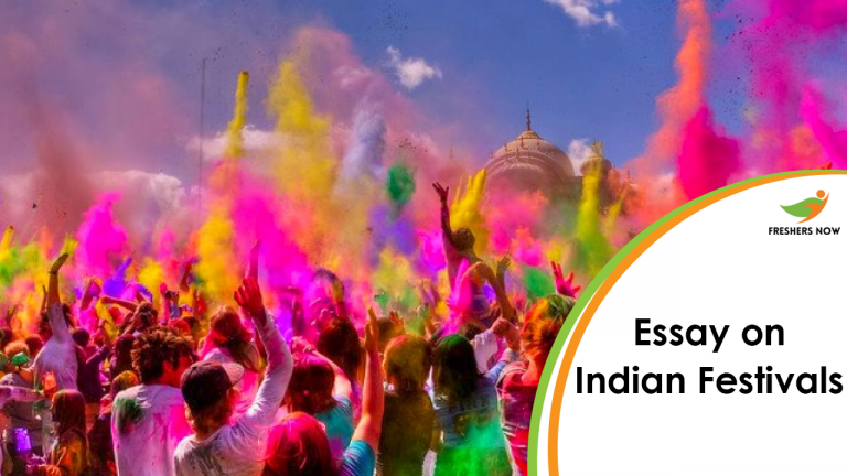 Essay on Indian Festivals for Students and Children | PDF Download