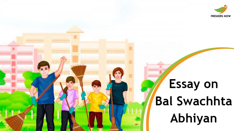 Essay on Bal Swachhta Abhiyan for Students and Children | PDF Download