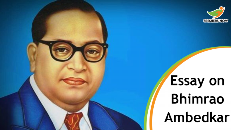 Essay on Bhimrao Ambedkar for Students and Children | PDF Download