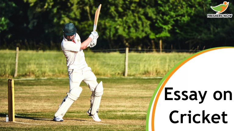 Essay on Cricket for Students and Children | PDF Download