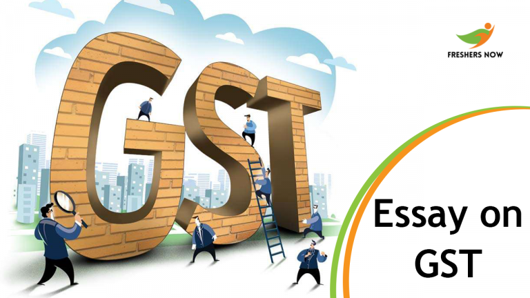 Essay On GST for Students and Children | PDF Download