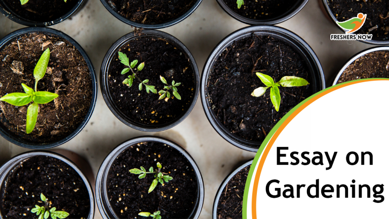 Essay on Gardening for Students and Children | PDF Download