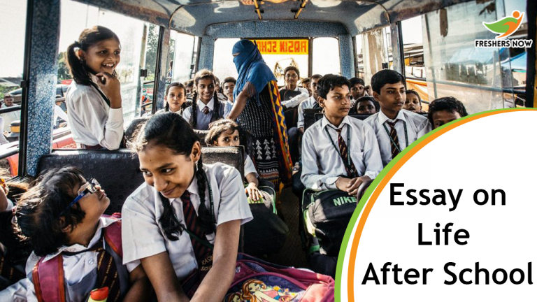 Essay On Life After School for Students and Children | PDF Download