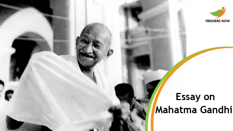 Essay on Mahatma Gandhi for Students and Children