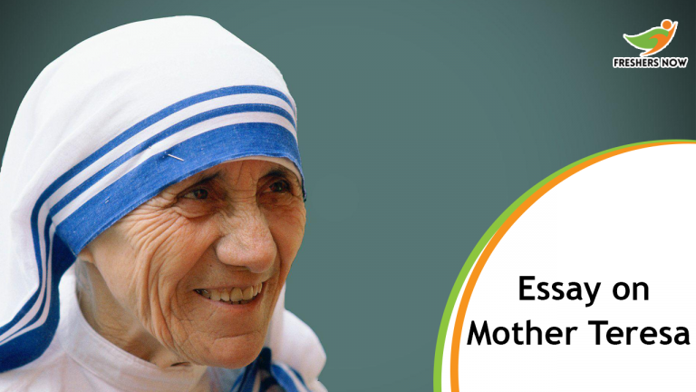 Essay on Mother Teresa for Students and Children | PDF Download