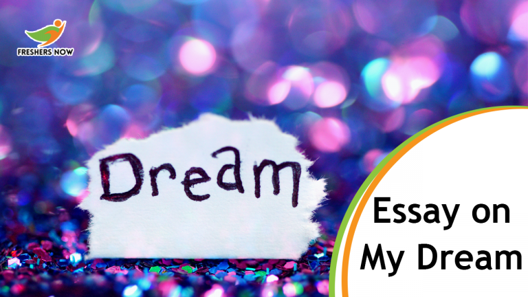 Essay On My Dream for Students and Children | PDF Download