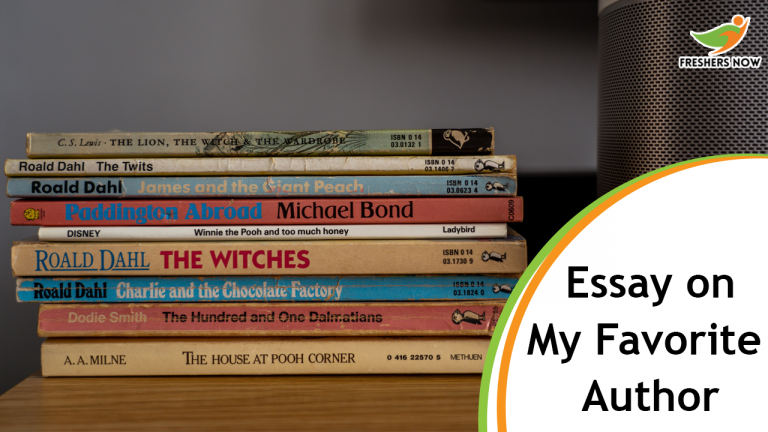 Essay On My Favorite Author for Students and Children | PDF Download