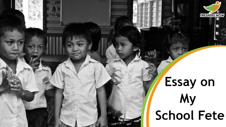 Essay on My School Fete for Students and Children | PDF Download