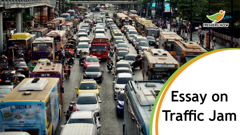 Essay on Traffic Jam for Students and Children | PDF Download