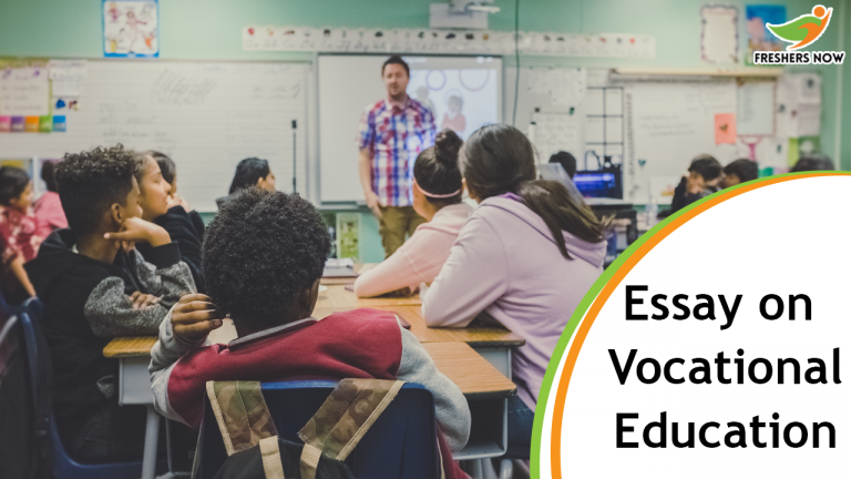 Essay On Vocational Education for Students and Children | PDF Download