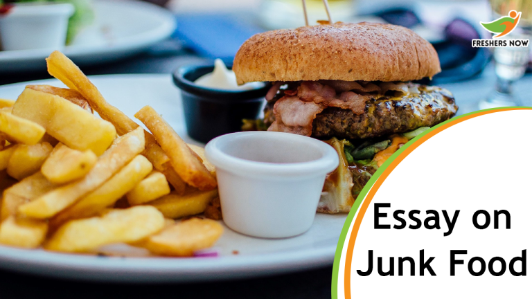 Essay on Junk Food for Students and Children | PDF Download