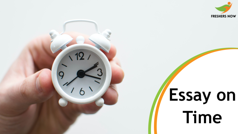 Essay on Time for Students and Children | PDF Download