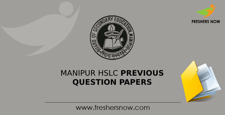Manipur HSLC Previous Question Papers PDF Download