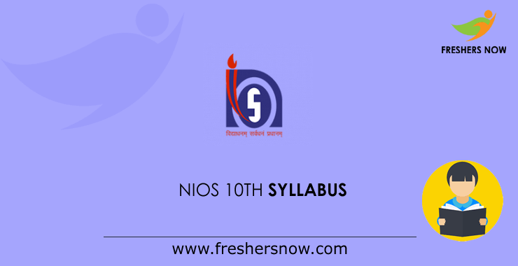 NIOS 10th Syllabus 2022 PDF | NIOS Class 10 Exam Pattern