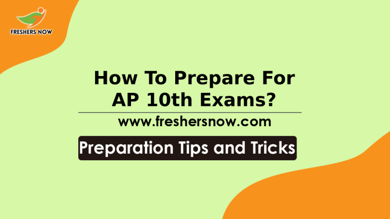 How To Prepare For AP 10th Exams? AP SSC Preparation Tips, Strategy & Guide